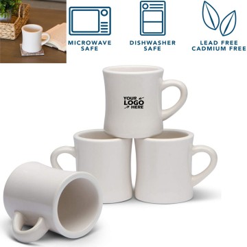 10.5 oz Ceramic Vintage Restaurant Style Restaurant Cup